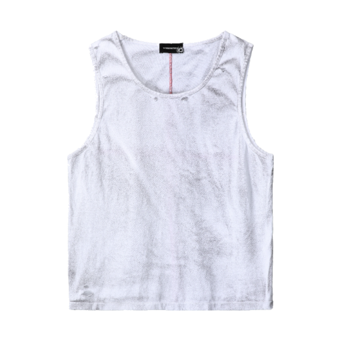 톤얼타이드  크로스 바인딩 슬리브리스 화이트(tornortied Crossed Bind Sleeveless White)