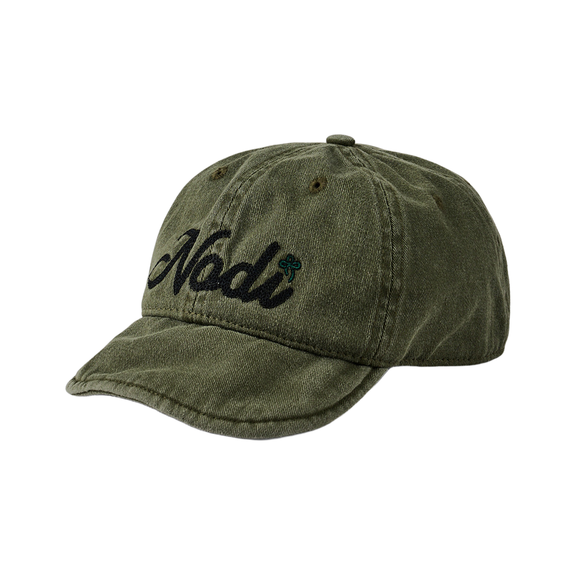 노디 숏 브림 로고 캡 카키(NODI Short Brim Logo Cap khaki) - 2