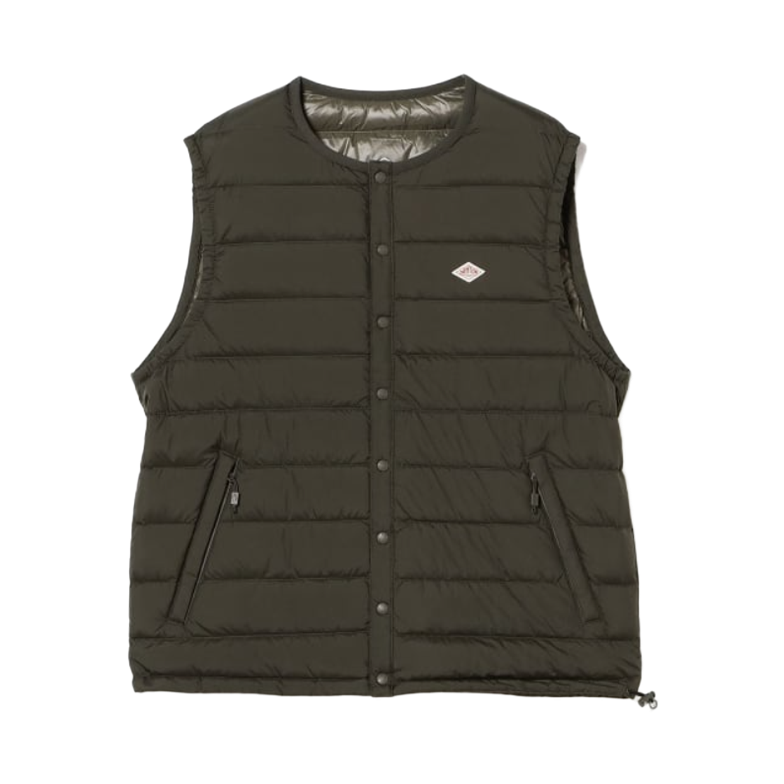 (W) 단톤 이너 다운 크루넥 베스트 아이언((W) Danton Inner Down Crewneck Vest Iron)