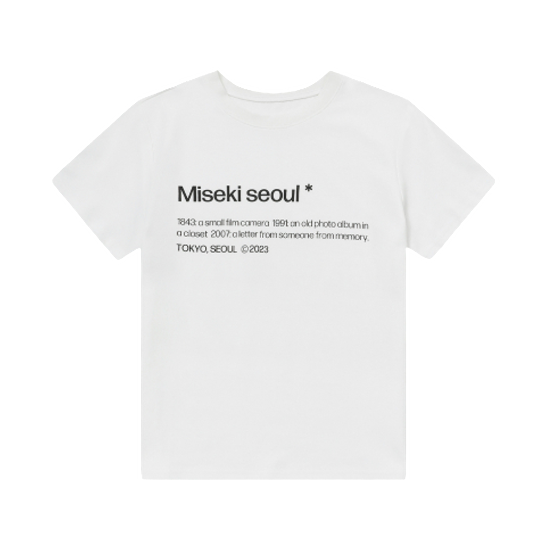 - (W) Miseki Seoul Short Sleeves White