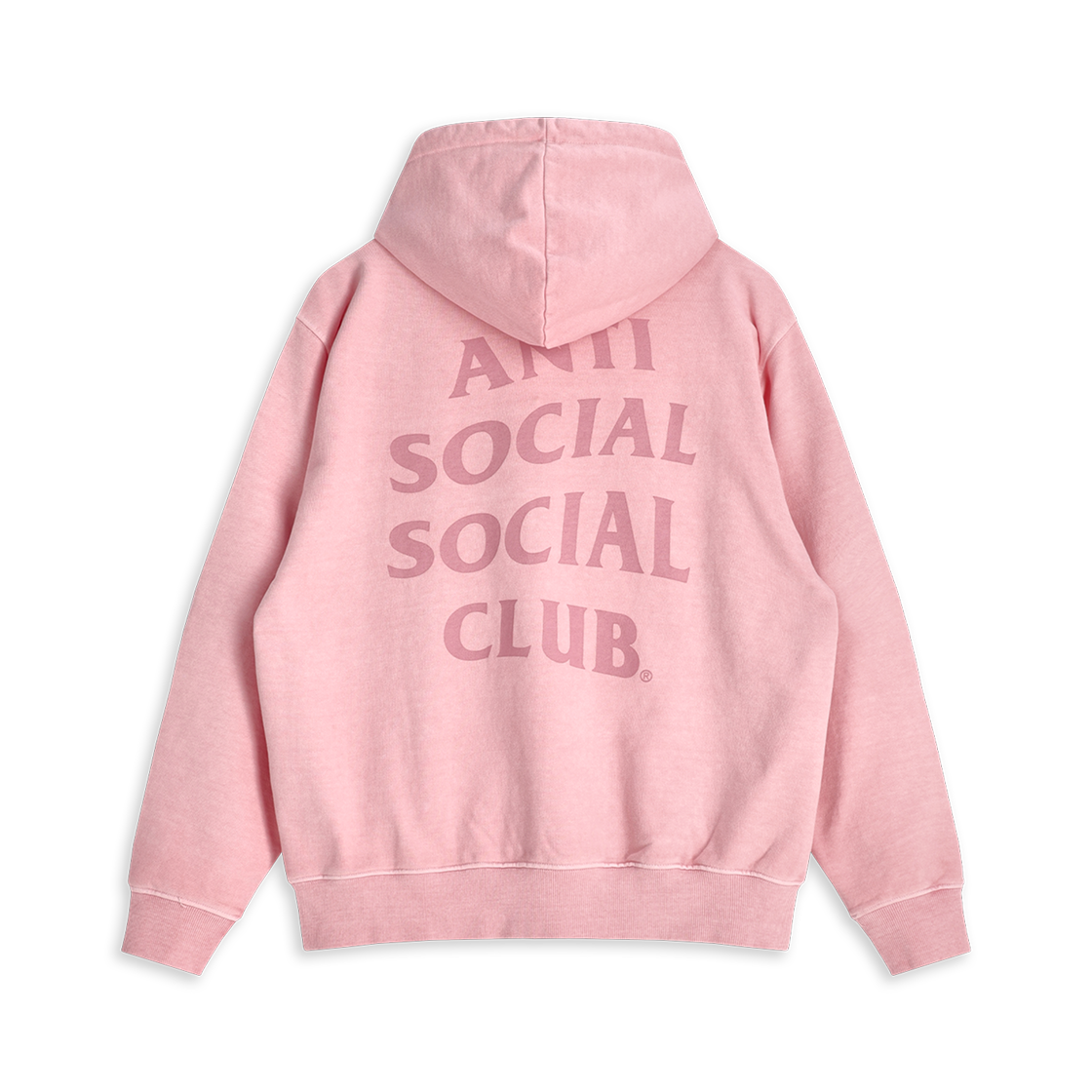 안티 소셜 소셜 클럽 오지 로고 후드 집 - 핑크(Anti Social Social Club OG Logo Hood Zip Pink) - 2