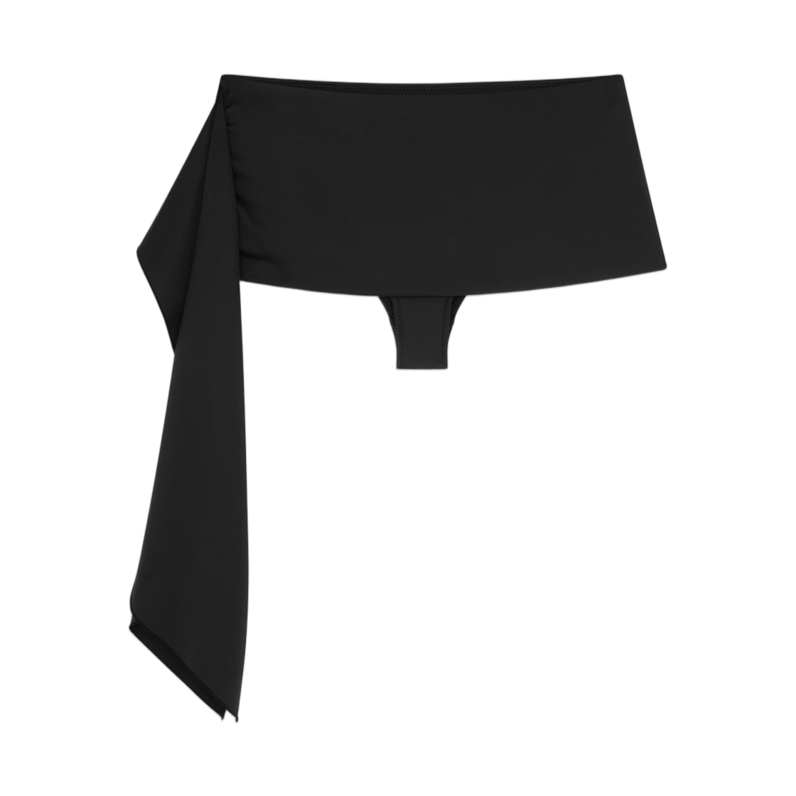 (W) 프랭키스 비키니 x 제니 나리 스윔 스커트 블랙((W) Frankies Bikinis x Jennie Nari Swim Skirt Black) - 1