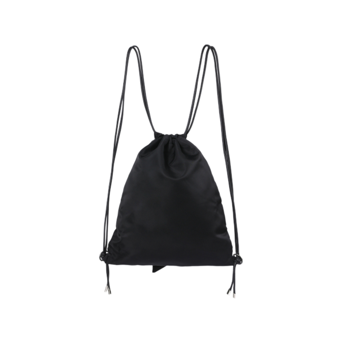 미세키서울 타이 업 드로우스트링 백 블랙(Miseki Seoul Tie Up Drawstring Bag Black) - 2