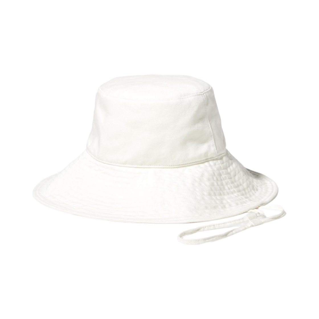 482085-01 (W) Uniqlo UV Cut Cotton Linen Wide Brim Hat Off White
