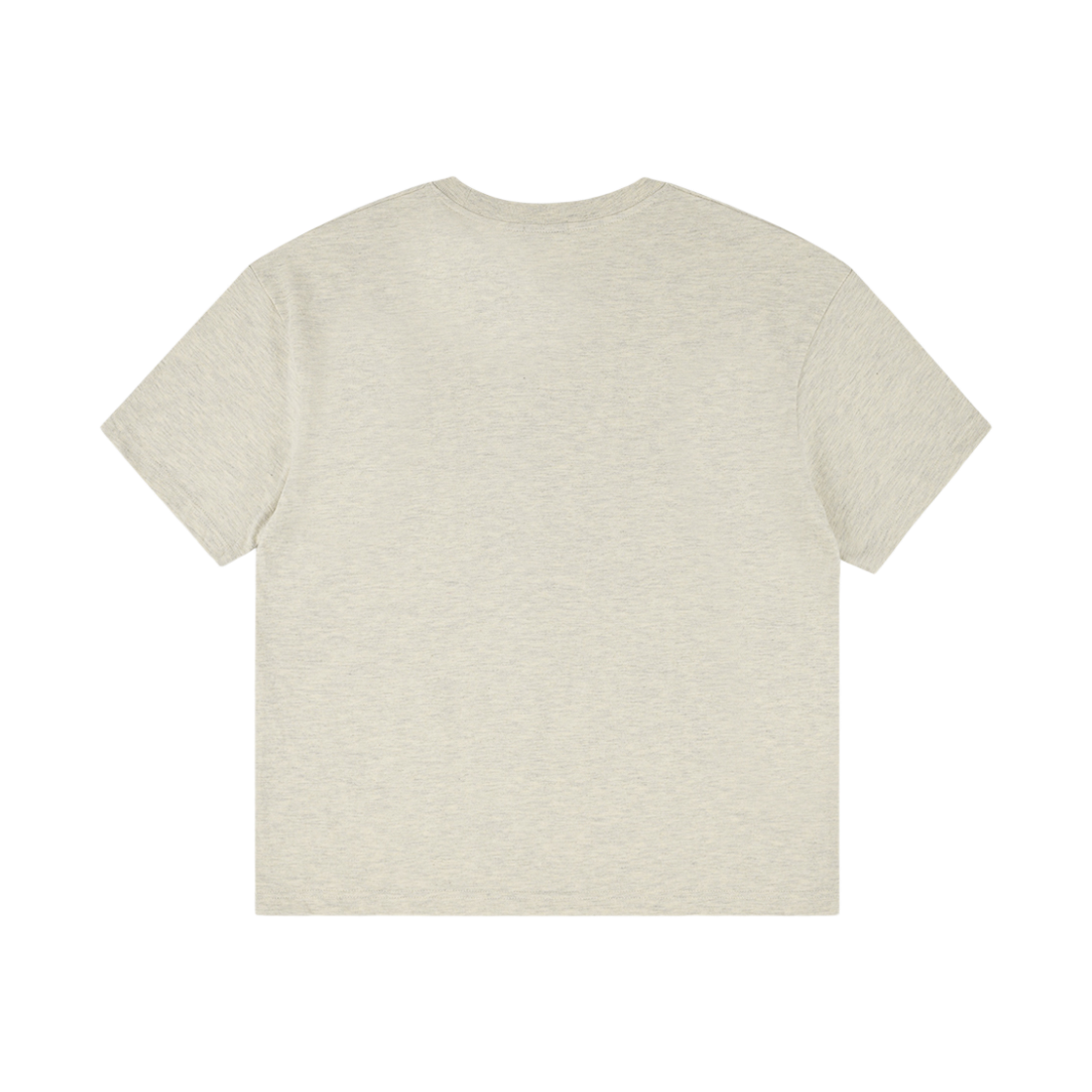 노디 트러블 스컬 디파트먼트 크롭 티 오트밀(NODI Trouble Skull Dept Crop Tee Oatmeal) - 2