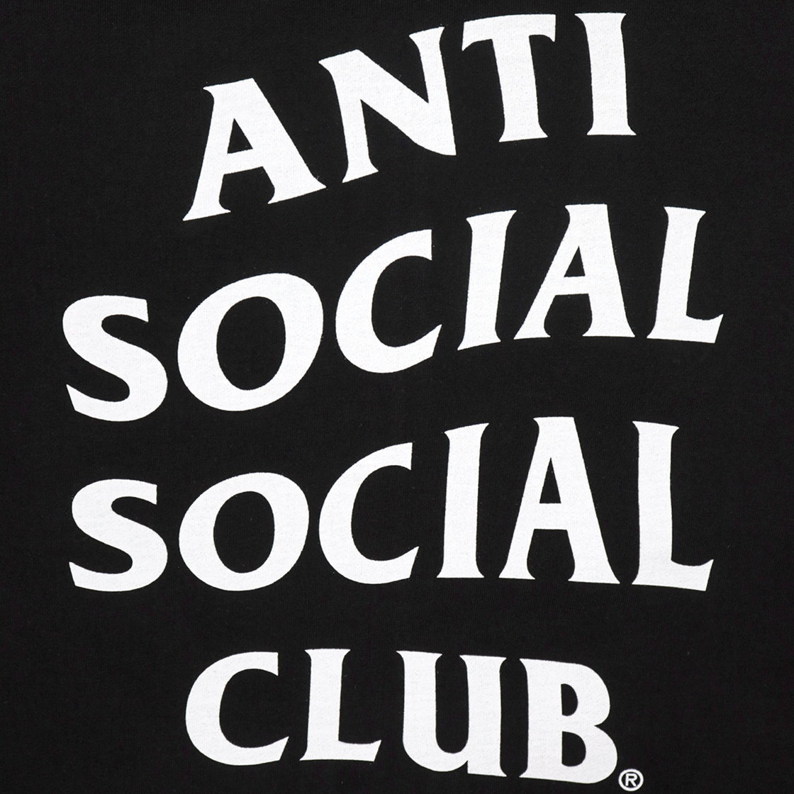 안티 소셜 소셜 클럽 오지 로고 후드 집 - 블랙(Anti Social Social Club OG Logo Hood Zip Black) - 5