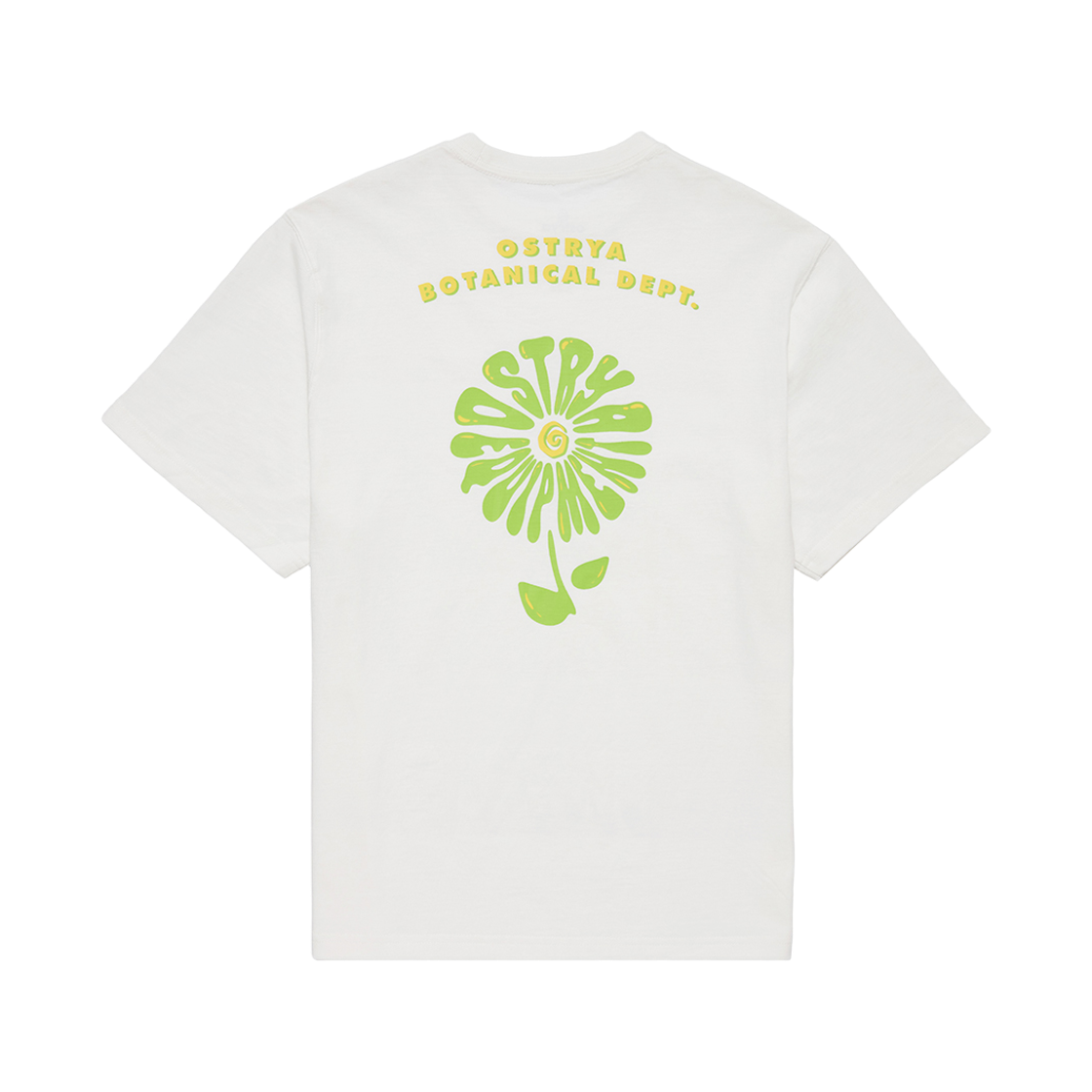 오스트리야 26SS 보타닉 스월 티 클라우드 화이트(OSTRYA 26SS Botanic Swirl Tee Cloud White)