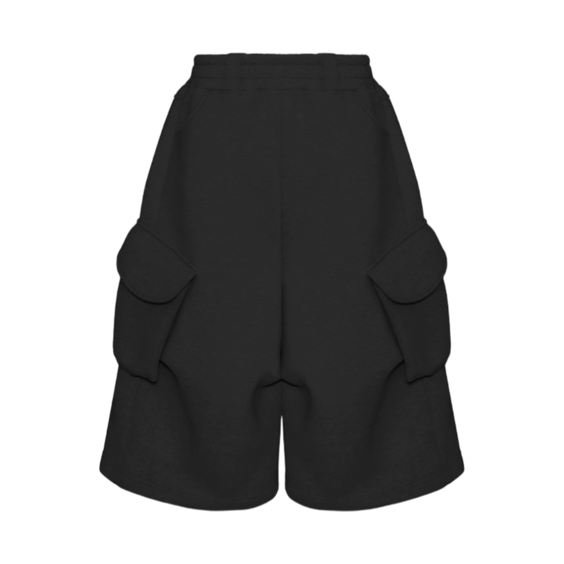 엠제이디 와이드 카고 버뮤다 팬츠 블랙(MJD Wide Cargo Bermuda Pants Black)