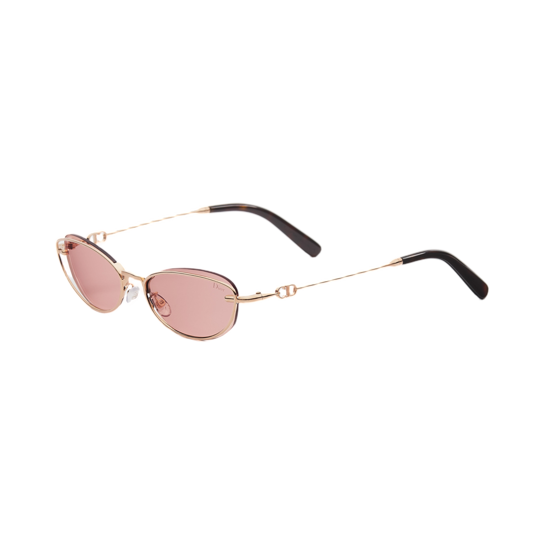 PTCDB1UXR-E0M0 (W) Dior Petit CD B1U Sunglasses Oval Sunglasses Light Pink