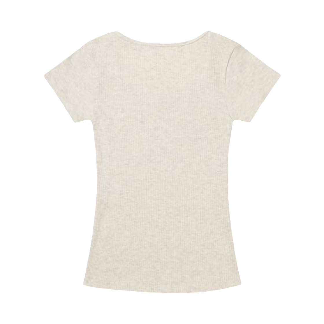 (W) 팬시 클럽 페가수스 리브드 탑 오트밀((W) Fancy Club Pegasus Ribbed Top Oatmeal) - 2