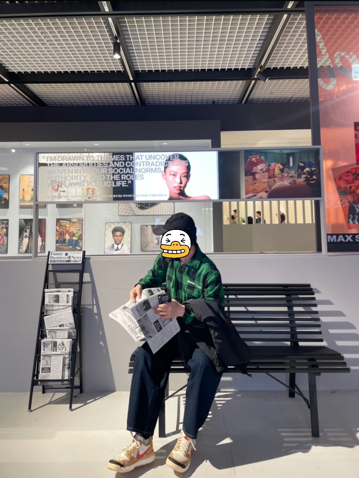 Human Made Check Half-Zip Shirt Green, Nike x Tom Sachs Mars Yard Shoe 3.0 Space Camp 착용 스타일