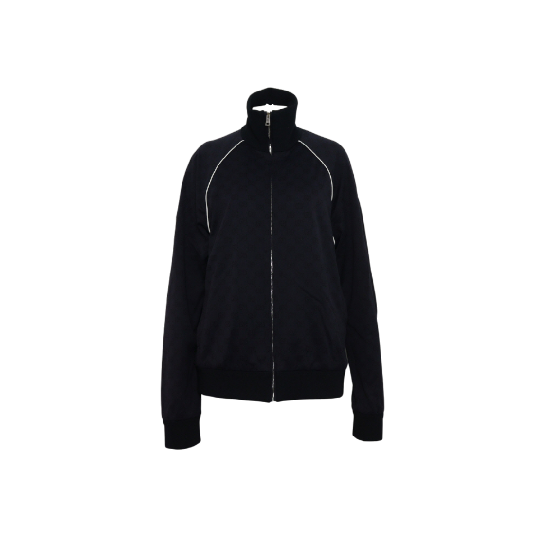 구찌 768550 네이비 GG로고 자카드 하이넥 집업 남성 자켓aa62652(Gucci Navy GG Logo Jacquard High-Neck Zip-Up Jacke) - 1