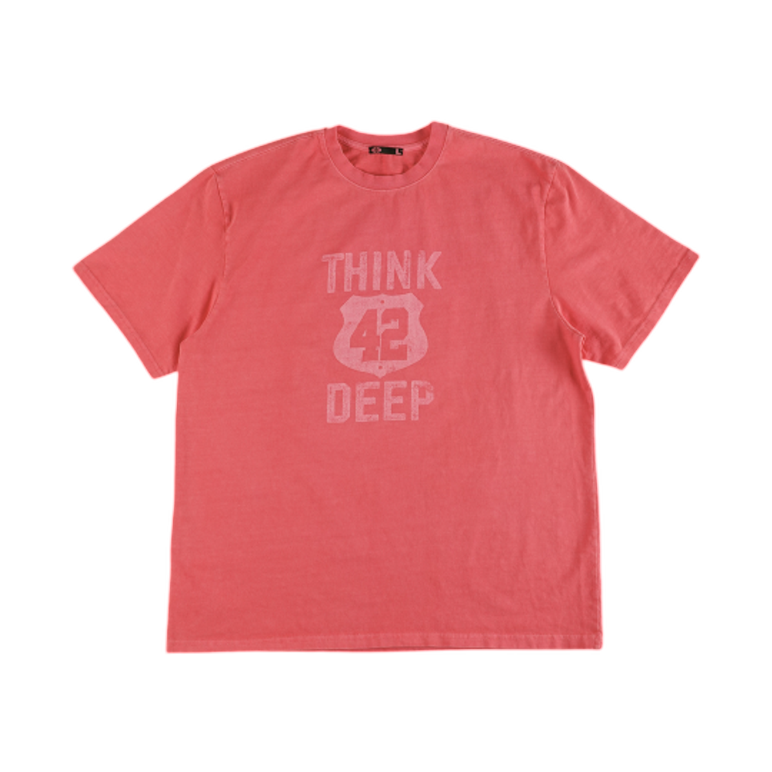 이알티알 씽크 딥 티셔츠 핑크(ERTR Think Deep T-Shirt Pink) - 1