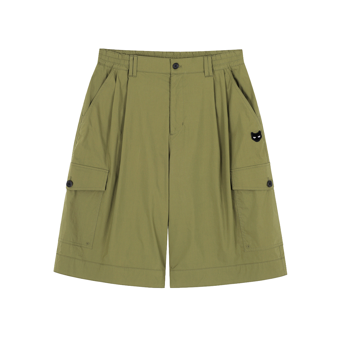 송지오 지제로 팬서 사파리 버뮤다 쇼츠 카키(SONGZIO ZZERO Panther Safari Bermuda Shorts Khaki) - 1