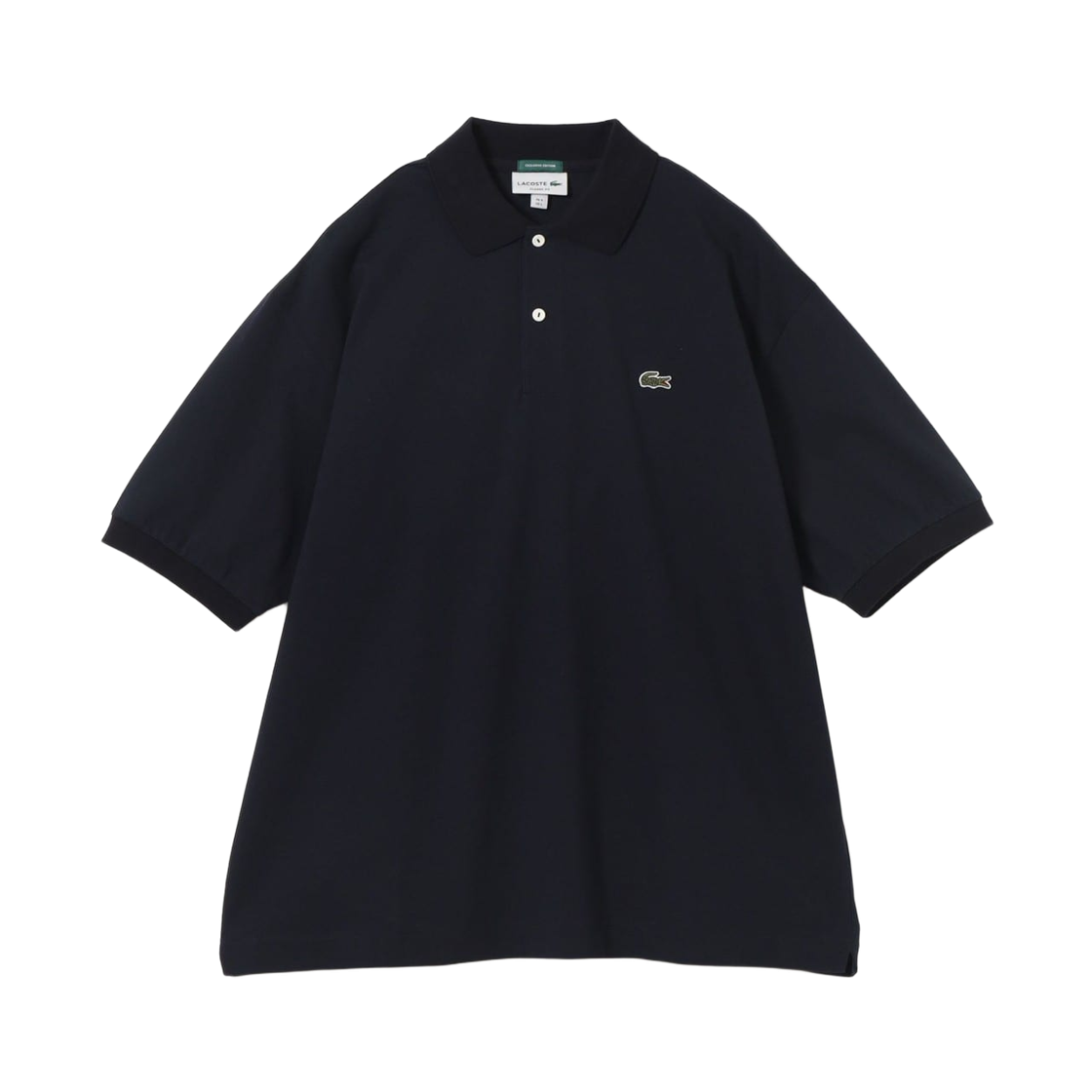빔즈 x 라코스테 헤비 카노코 폴로 셔츠 다크 네이비(Beams x Lacoste Heavy Canoco Polo Shirt Dark Navy) - 1