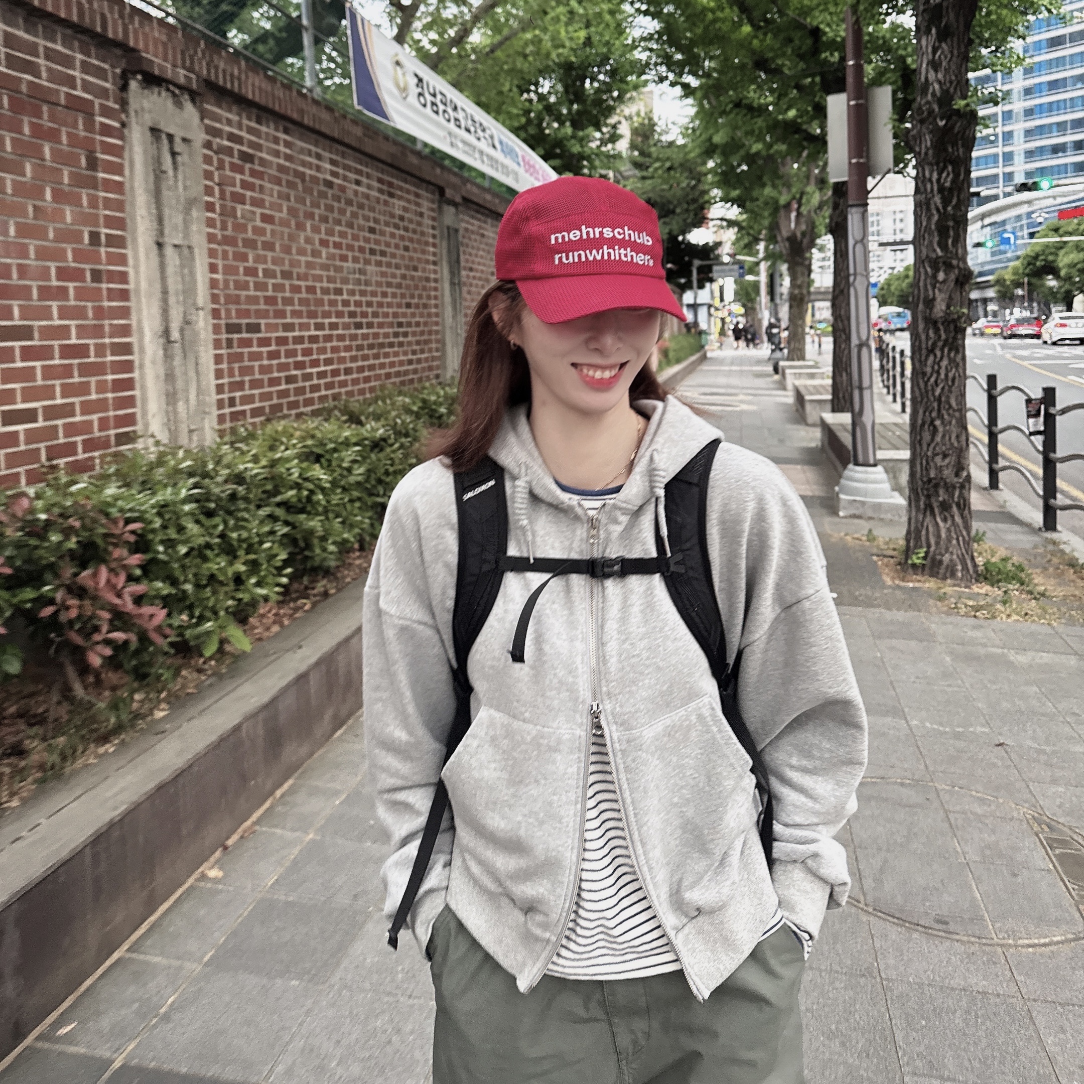[KREAM 단독] RWR x MEHR Mesh Cap Red, [KREAM 단독] VVM ON,UP,IN Energy 3set 착용 스타일 - 1
