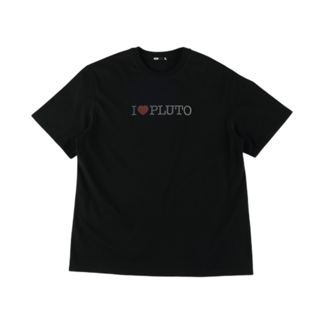 이알티알 아이 러브 플루토 티셔츠 블랙(ERTR I Love Pluto T-Shirt Black)