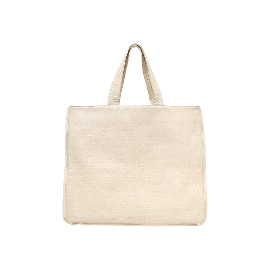 IT9AMRR3IEIG Chanel Beige Embossed Unlimited 31 Rue Cambon Shoulder Bag