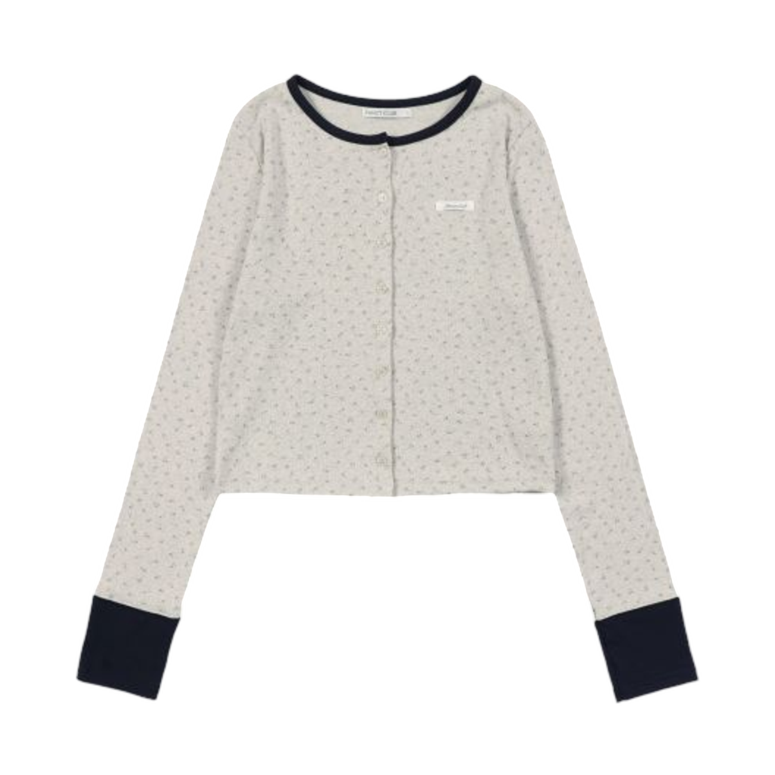 (W) 팬시 클럽 에어리 버튼 가디건 베이지((W) Fancy Club Airy Button Cardigan Beige)