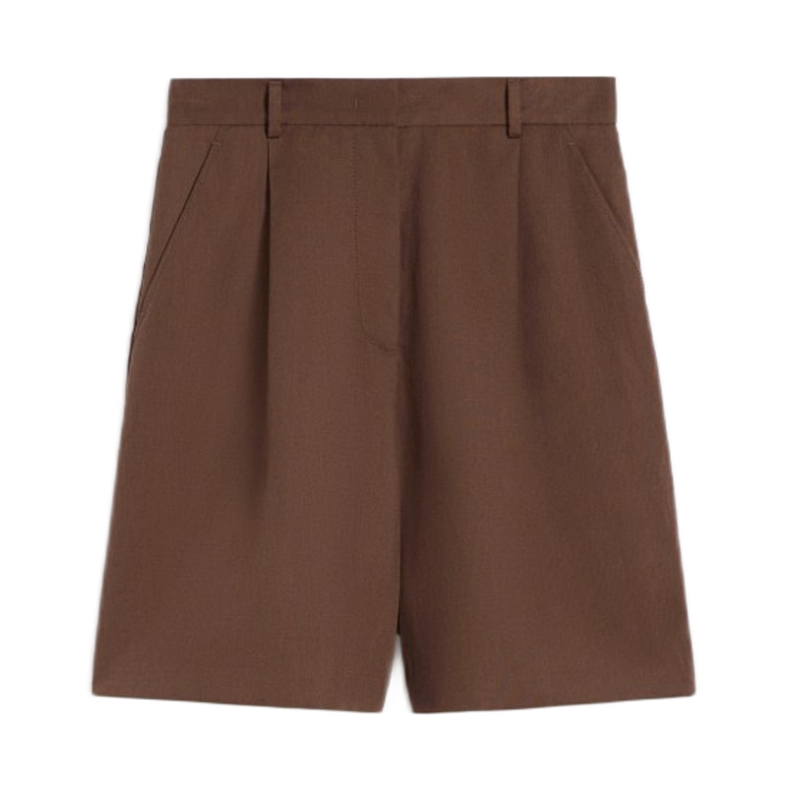 (W) 위켄드 막스마라 에쿠바 코튼 쇼츠 초콜릿((W) Weekend Max Mara Ecuba Cotton Shorts Chocolate)