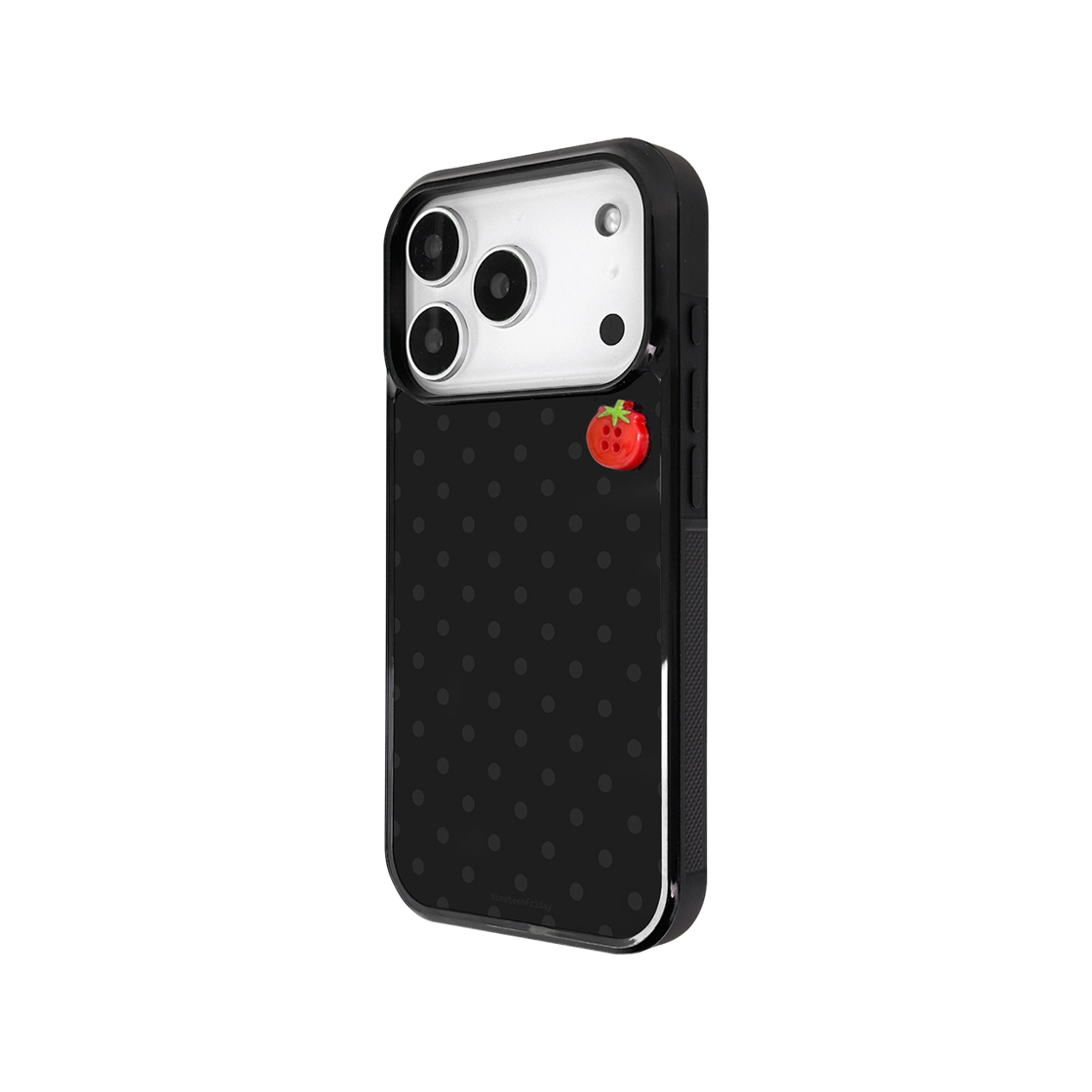 나인틴프라이데이 토마토 단추 패턴 맥세이프 에폭시 케이스 - 블랙 도트(NINETEENFRIDAY Tomato Button Pattern Magsafe Epoxy Case - black dot) - 2