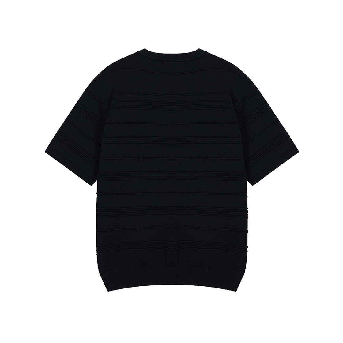 지오송지오 ZSZO 멀티 텍스쳐 크루넥 니트 블랙 ZI3KT705BK(ZIOSONGZIO ZSZO Multi Texture Crewneck Knit) - 2