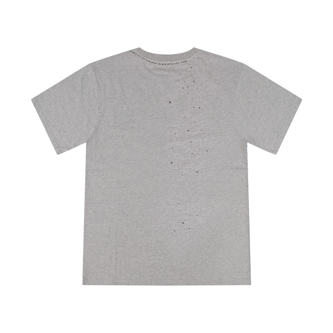 닷지툴 백 타이포 티셔츠 그레이(dadgetool Back Typo T-Shirt Grey)
