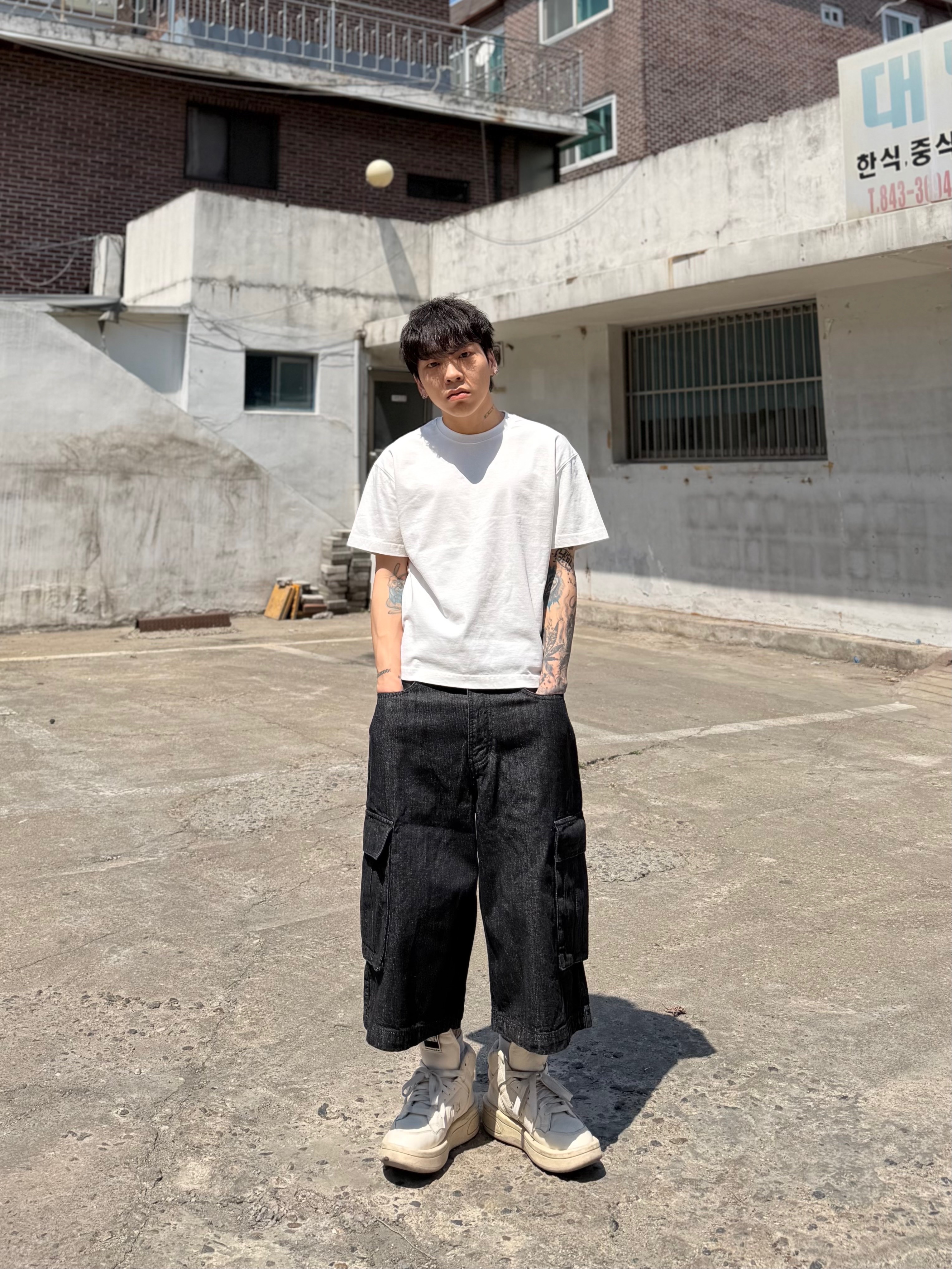 Converse x Drkshdw Turbowpn Egret 착용 스타일 - 4