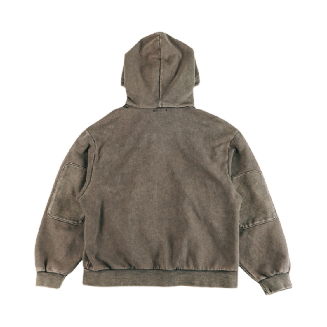 이알티알 체스트 포켓 후드 집업 브라운(ERTR Chest Pocket Hoodie Zip Up Brown) - 2