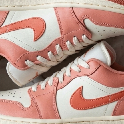 (W) Jordan 1 Low Sail Light Madder Root 착용 스타일