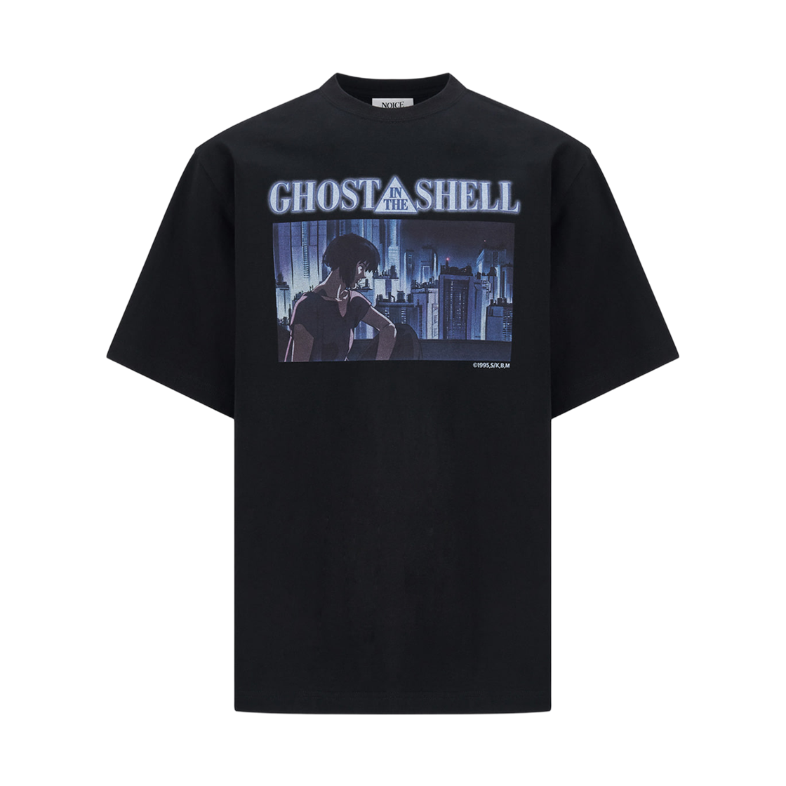 노이스 x 공각기동대 1995 모코토 티셔츠 블랙(Noice x Ghost In The Shell 1995 Mokoto T-Shirt Black)