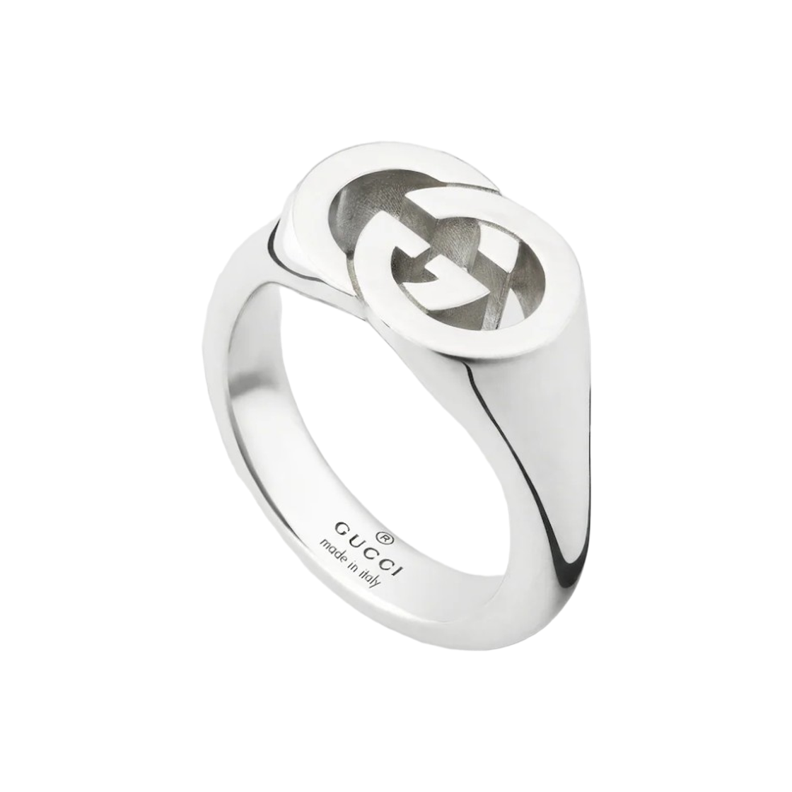 구찌 인터로킹 시그넷 링 925 스털링 실버(Gucci Interlocking Signet Ring 925 Sterling Silver) - 2