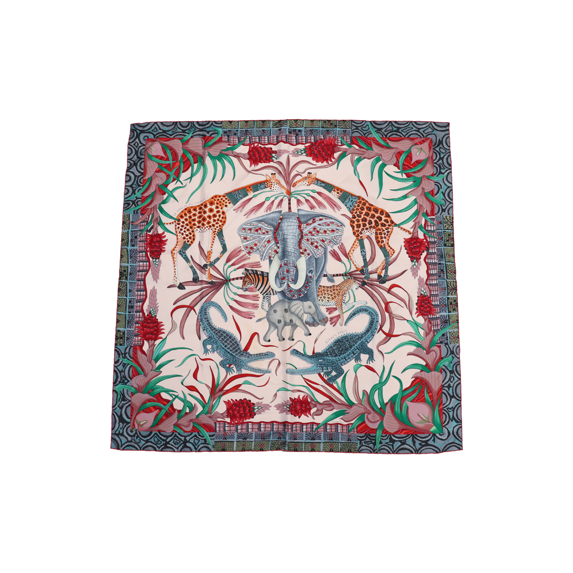ITI9F5HQEKTS Hermes La Marche du Zambeze Carre 90 Scarf