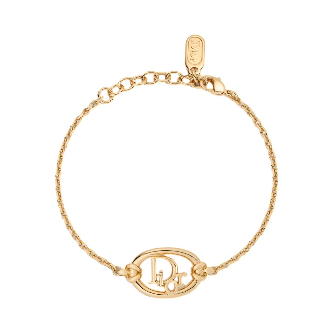 B3429WOMMT-D300 (W) Dior Oblique Bracelet Finish Metal White Blue