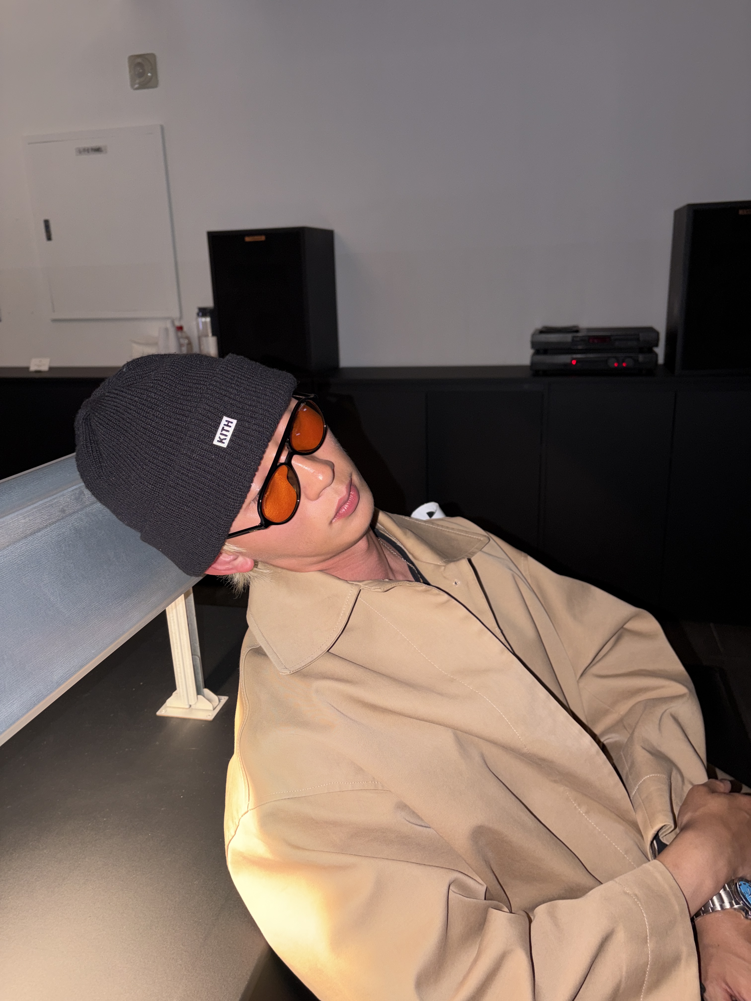 Kith Classic Beanie Extent 착용 스타일 - 1