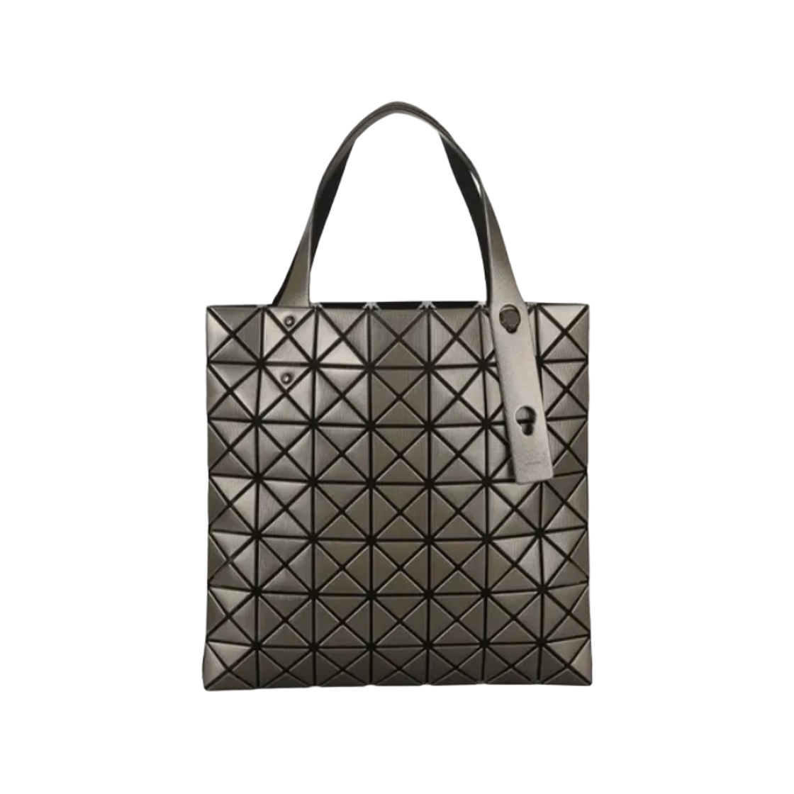 BB56-AG174-94 Bao Bao Issey Miyake Platinum Coffret Tote Bag Gunmetal