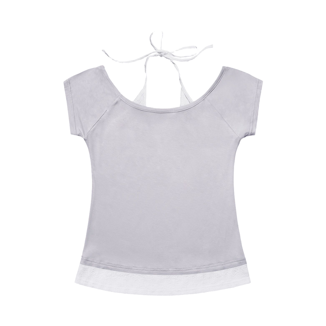 (W) 팬시 클럽 로지 홀터 오프숄더 탑 라이트 퍼플((W) Fancy Club Rosie Halter Off Shoulder Top Light Purple) - 2