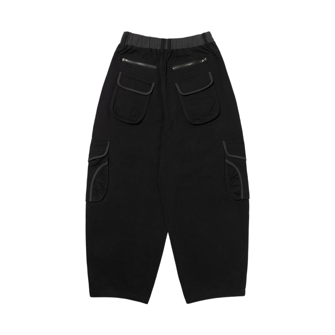 (W) 팬시 클럽 카고 워크 벌룬팬츠 블랙((W) Fancy Club Cargo Work Balloon Pants Black) - 2