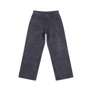 BLR Dyed Multi Cargo Carpenter Pants Dark Grey