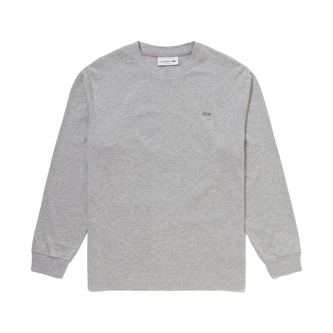 라코스테 베이직 롱슬리브 티셔츠 그레이(Lacoste Basic Long Sleeve T-Shirt Grey) - 1