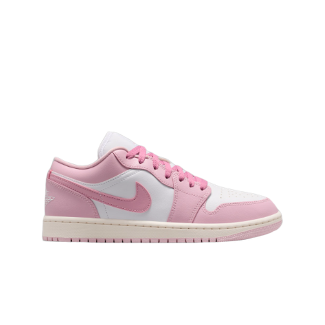 DC0774-607 (W) Jordan 1 Low Iced Carmine Elemental Pink