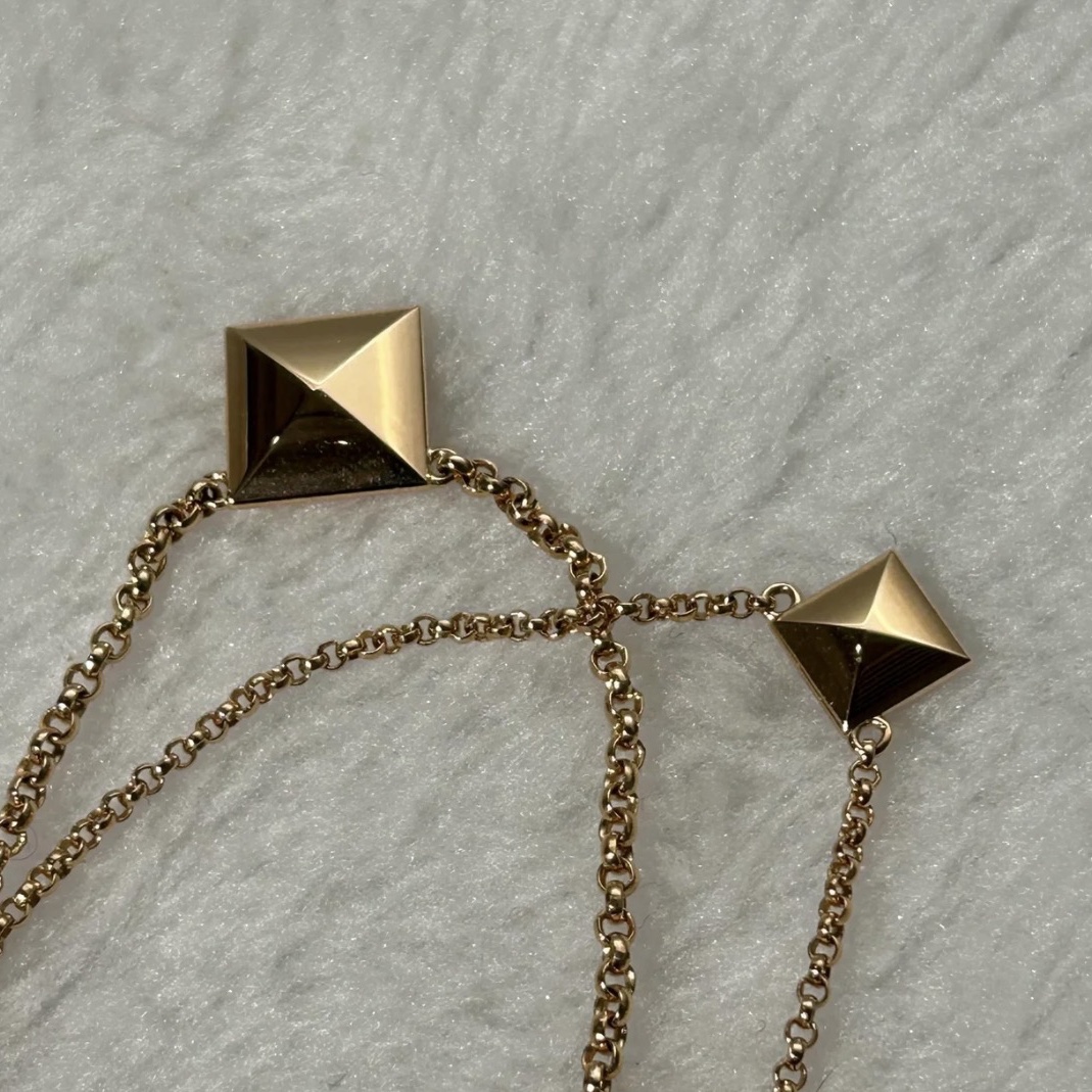 Hermes Clou D'H Bracelet & Rose Gold Diamonds 착용 스타일