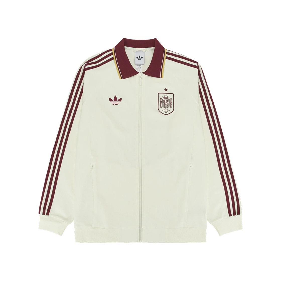 아디다스 스페인 어웨이 앤섬 자켓 오프 화이트 - KR 사이즈 (논 마킹 버전)(Adidas Spain Away Anthem Jacket Off White - KR Sizing (Non Marking Ver.))