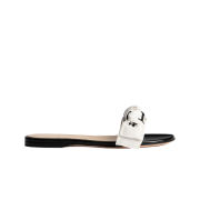 (W) Dior J’Adior Slide Embroidered Cotton Black