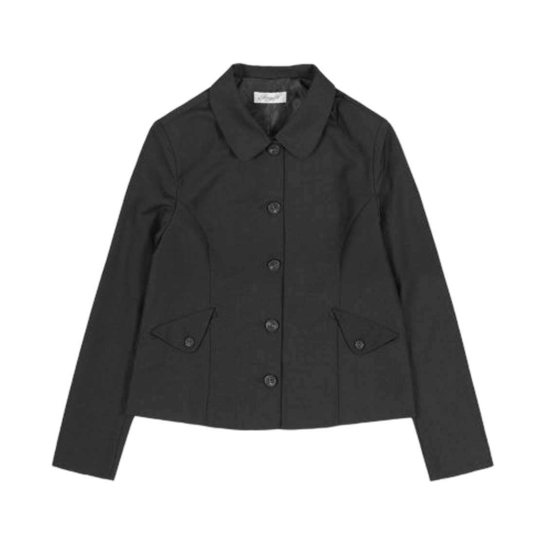 (W) 팬시 클럽 클래식 버튼 포인트 자켓 그레이((W) Fancy Club Classic Button Point Jacket Gray)