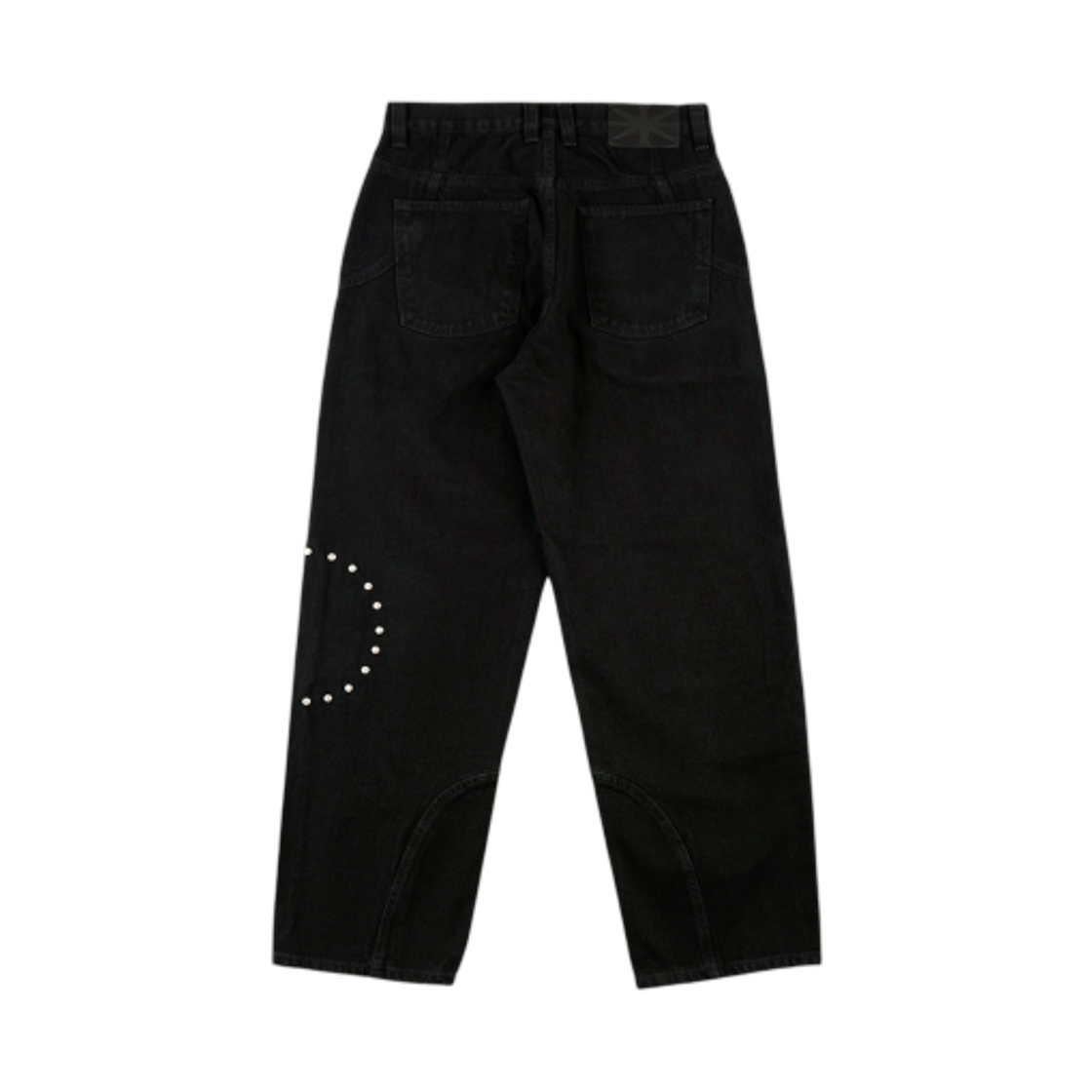 이알티알 마빈 서클 리벳 데님 팬츠 블랙(ERTR Marvin Circle Rivet Denim Pants Black) - 2