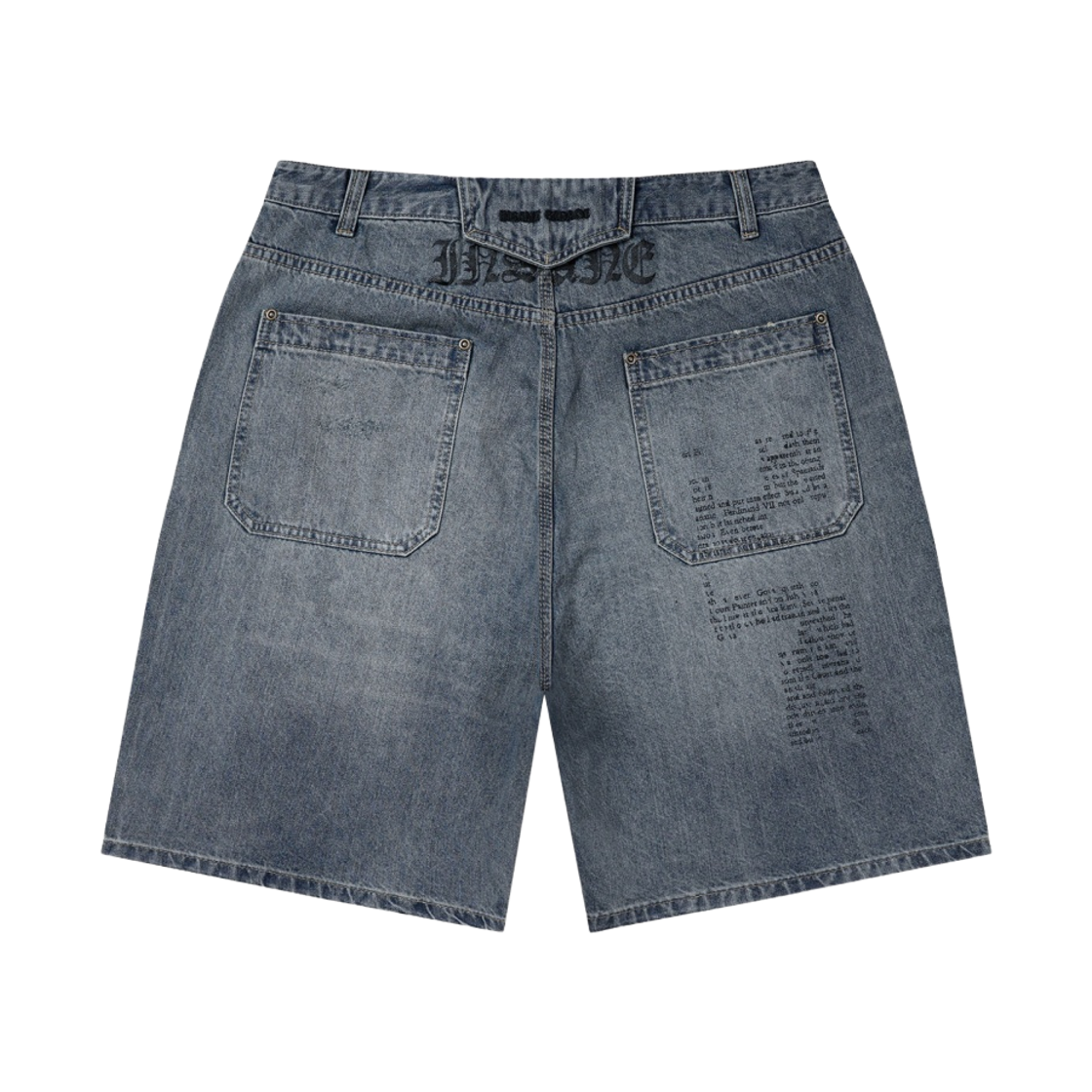인세인개러지 데님 하프 팬츠 - 인디고(INSANE GARAGE Denim Half Pants_Indigo) - 2