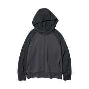 (Kids) Uniqlo Airism UV Protection Full-Zip Hoodie Black