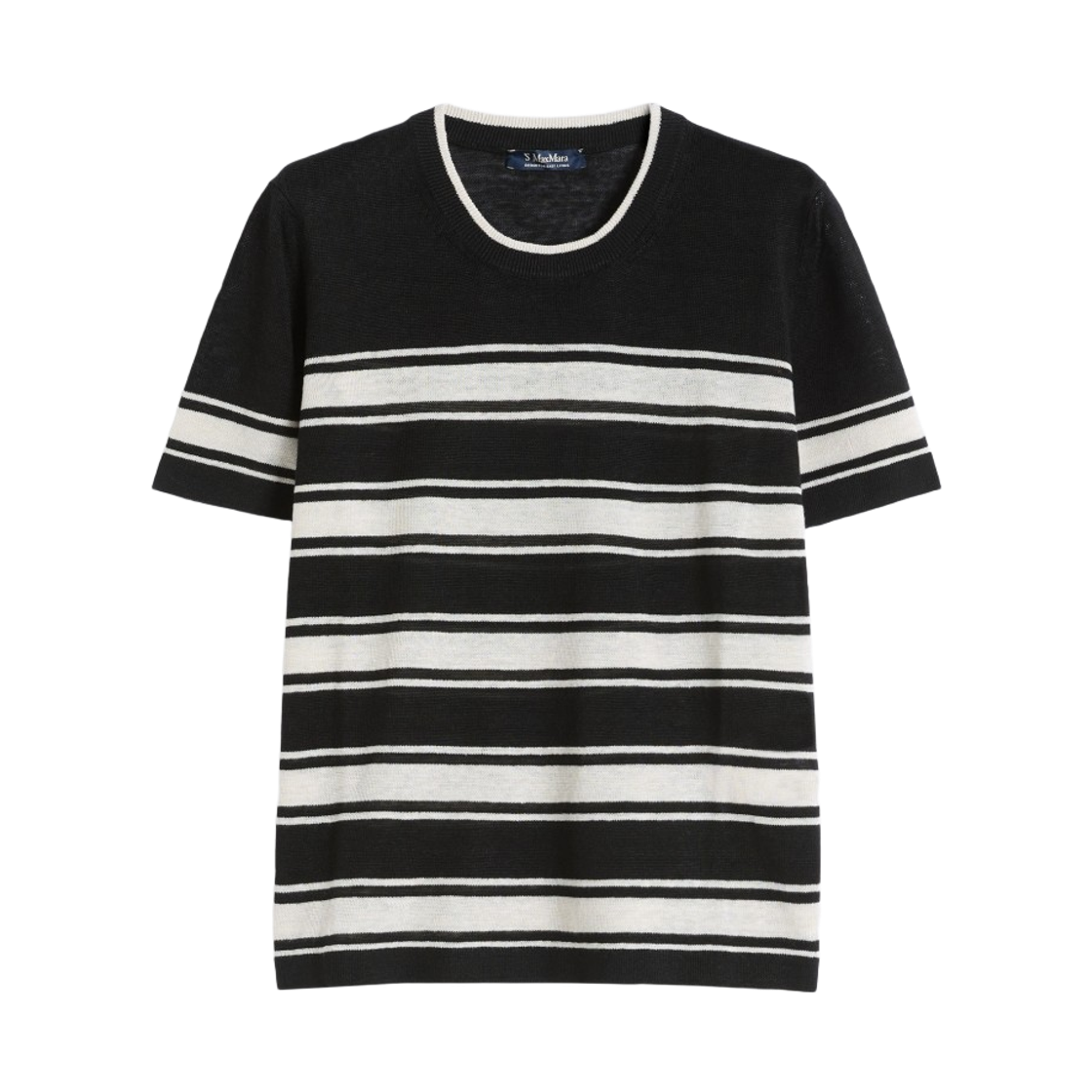 (W) S 막스마라 노르디카 린넨 스웨터 블랙((W) S Max Mara Nordica Linen Sweater Black)