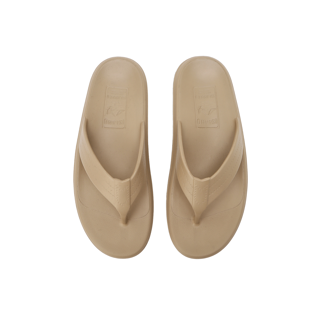 아일랜드 슬리퍼 남여공용 베이지 EVA Y 슬라이드(ISLAND SLIPPER Unisex Beige EVA Y Slide) - 5